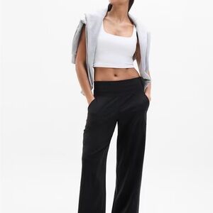 Athleta Black Wide-Leg Women's Pants